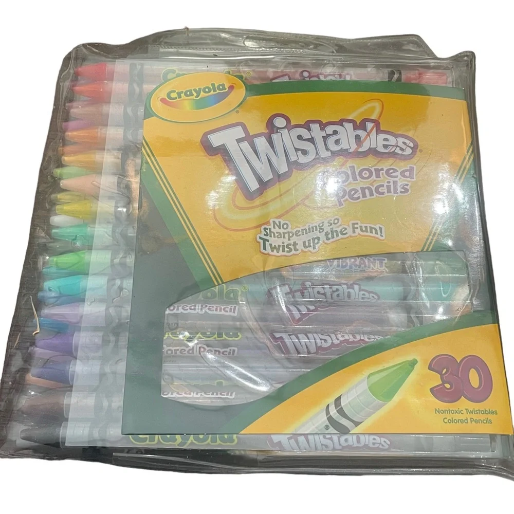 Crayola Twistables Colored Pencils 30 Pack NEW School Art